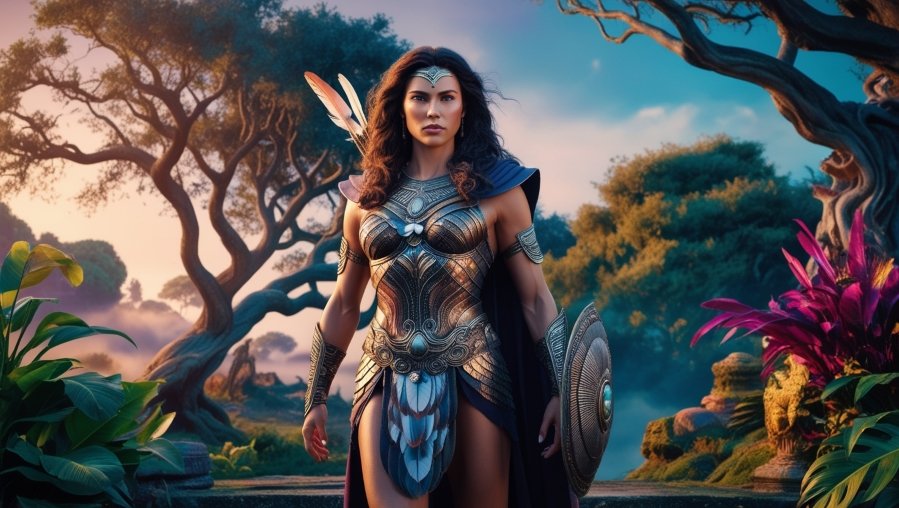 In myth, the Amazons were often portrayed as rivals to the Greek heroes. They appear in several famous Greek myths, including the labors of Heracles and the adventures of Theseus