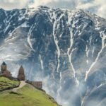 The Gergeti Trinity Church is a sight to behold. Nestled amidst the mighty Caucasus Mountains, this centuries-old church attracts adventurers, history buffs, and spiritual seekers alike