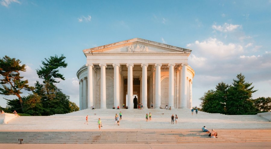 The Jefferson Memorial stands as a beautiful tribute to one of America’s founding fathers, Thomas Jefferson. This iconic site is more than just a picturesque landmark