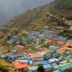 Namche Bazaar is often referred to as the “Gateway to Everest” because it’s a key stop for trekkers heading towards Everest Base Camp, Gokyo Lakes, and other popular routes