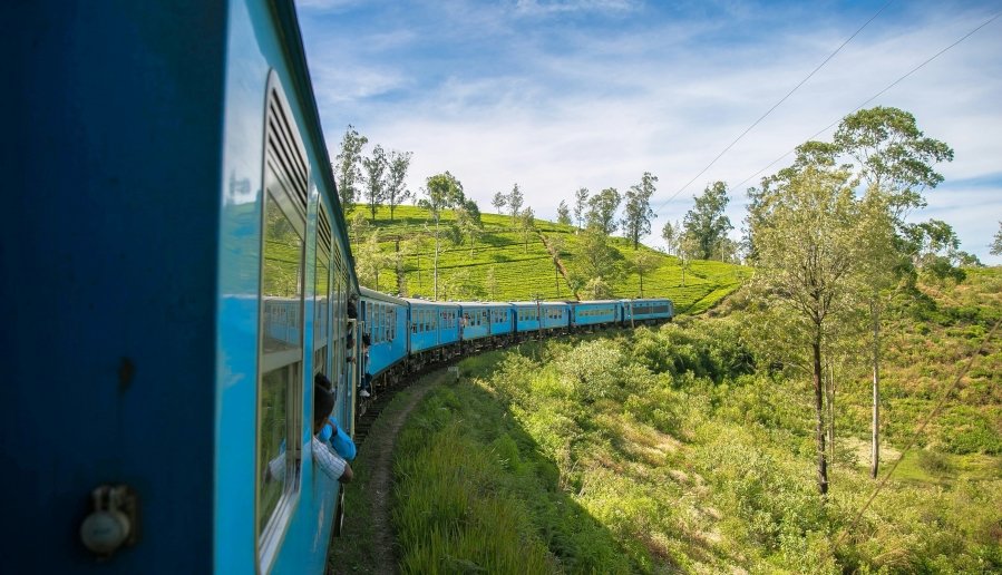 The scenic train ride from Kandy to Ella is often hailed as one of the most beautiful train journeys in the world.