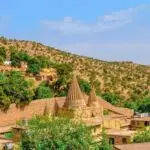 Lalish Temple is the holiest site for the Yazidi people. This serene valley, surrounded by rolling hills, is a place of pilgrimage